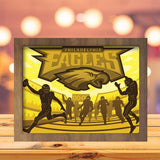 Philadelphia Eagles - Paper Cutting Light Box - LightBoxGoodman