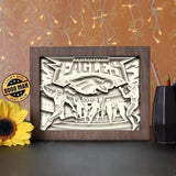 Philadelphia Eagles - Paper Cutting Light Box - LightBoxGoodman - LightboxGoodman