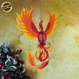 Phoenix - 3D Phoenix Lantern File - 14x12" - Cricut File - LightBoxGoodMan - LightboxGoodman