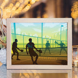 Pickleball 2 – Paper Cut Light Box File - Cricut File - 8x10 inches - LightBoxGoodMan - LightboxGoodman