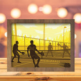 Pickleball 2 - Paper Cutting Light Box - LightBoxGoodman