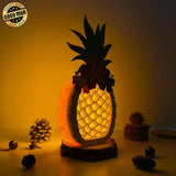 Pineapple 2 - Paper Cut Pineapple Light Box File - Cricut File - 14,3x28,7cm - LightBoxGoodMan - LightboxGoodman