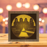 Pink Floyd Band - Paper Cutting Light Box - LightBoxGoodman