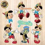 Pinocchio - Cricut File - Svg, Png, Dxf, Eps - LightBoxGoodMan - LightboxGoodman