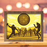 Pittsburgh Steelers - Paper Cutting Light Box - LightBoxGoodman - LightboxGoodman