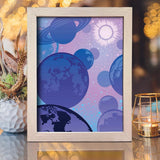 Planets 1 – Paper Cut Light Box File - Cricut File - 20x26cm - LightBoxGoodMan - LightboxGoodman