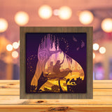 Pocahontas - Paper Cutting Light Box - LightBoxGoodman - LightboxGoodman