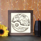 Pokemon 1 - Paper Cutting Light Box - LightBoxGoodman - LightboxGoodman