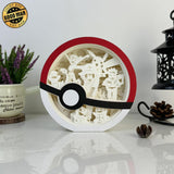 Pokemon 2 - Pokemon Papercut Lightbox File - 6x6" - Cricut File - LightBoxGoodMan - LightboxGoodman