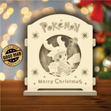 Pokemon Christmas - Pop-up Light Box File - Cricut File - LightBoxGoodMan - LightboxGoodman