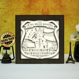 Police Office 2 – Paper Cut Light Box File - Cricut File - 20x20cm - LightBoxGoodMan - LightboxGoodman