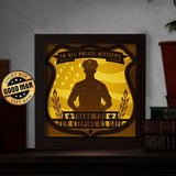 Police Officer – Paper Cut Light Box File - Cricut File - 20x20cm - LightBoxGoodMan - LightboxGoodman