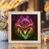 Pomeranian – Paper Cut Light Box File - Cricut File - 8x8 inches - LightBoxGoodMan