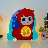 Ponyo 1 - Ponyo Papercut Lightbox File - 8x7.5" - Cricut File - LightBoxGoodMan - LightboxGoodman