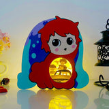 Ponyo 2 - Ponyo Papercut Lightbox File - 8x7.5" - Cricut File - LightBoxGoodMan - LightboxGoodman