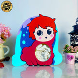 Ponyo 3 - Ponyo Papercut Lightbox File - 8x7.5" - Cricut File - LightBoxGoodMan - LightboxGoodman