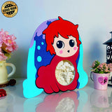 Ponyo 3 - Ponyo Papercut Lightbox File - 8x7.5" - Cricut File - LightBoxGoodMan - LightboxGoodman