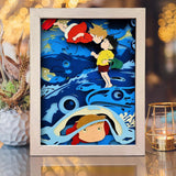 Ponyo - Colored Paper Cut Light Box File - Cricut File - 20x26cm - LightBoxGoodMan