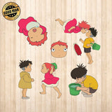 Ponyo - Cricut File - Svg, Png, Dxf, Eps - LightBoxGoodMan - LightboxGoodman