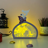 Pregnant Mother -  Fairy Mom Papercut Lightbox File - 7x6