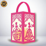 Princess - Paper Cut Lantern File - Cricut File - 10x16cm - LightBoxGoodMan - LightboxGoodman