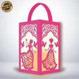 Princess - Paper Cut Lantern File - Cricut File - 10x16cm - LightBoxGoodMan - LightboxGoodman