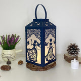 Princess - Paper Cut Lantern File - Cricut File - 10x20cm - LightBoxGoodMan - LightboxGoodman