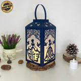 Princess - Paper Cut Lantern File - Cricut File - 10x20cm - LightBoxGoodMan - LightboxGoodman