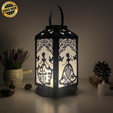 Princess - Paper Cut Lantern File - Cricut File - 10x20cm - LightBoxGoodMan - LightboxGoodman