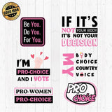 Pro Choice - Cricut File - Svg, Png, Dxf, Eps - LightBoxGoodMan - LightboxGoodman