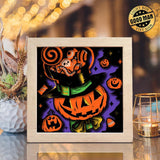 Pumpkin Candy – Paper Cut Light Box File - Cricut File - 20x20cm - LightBoxGoodMan - LightboxGoodman