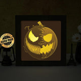 Pumpkin Venom – Paper Cut Light Box File - Cricut File - 20x20cm - LightBoxGoodMan - LightboxGoodman