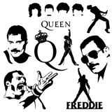 Queen Band - Cricut File - Svg, Png, Dxf, Eps - LightBoxGoodMan