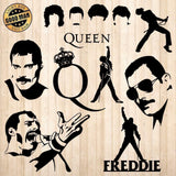 Queen Band - Cricut File - Svg, Png, Dxf, Eps - LightBoxGoodMan - LightboxGoodman