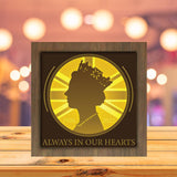 Queen Elizabeth - Paper Cutting Light Box - LightBoxGoodman - LightboxGoodman