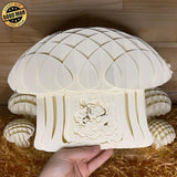 Rabbit - 3D Pop-up Light Box Mushroom File - Cricut File - LightBoxGoodMan - LightboxGoodman