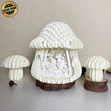 Rabbit - 3D Pop-up Light Box Mushroom File - Cricut File - LightBoxGoodMan - LightboxGoodman