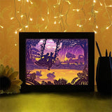 Radha Krishna - Paper Cutting Light Box - LightBoxGoodman - LightboxGoodman