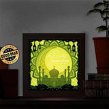 Ramadan - Paper Cut Light Box File - Cricut File - 8x8 inches - LightBoxGoodMan - LightboxGoodman