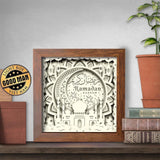 Ramadan - Paper Cut Light Box File - Cricut File - 8x8 inches - LightBoxGoodMan - LightboxGoodman