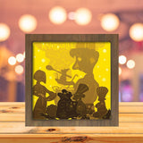 Ratatouille Square - Paper Cutting Light Box - LightBoxGoodman - LightboxGoodman