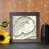 Raven Mandala - Paper Cutting Light Box - LightBoxGoodman - LightboxGoodman