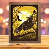 Raven - Paper Cutting Light Box - LightBoxGoodman