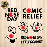 Red Nose Day - Cricut File - Svg, Png, Dxf, Eps - LightBoxGoodMan - LightboxGoodman