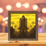 Rocket 2 - Paper Cutting Light Box - LightBoxGoodman