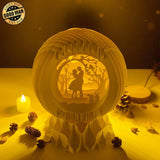 Romantic Love - 3D Pop-up Light Box Globe File - Cricut File - LightBoxGoodMan - LightboxGoodman