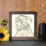 Rottweiler - Paper Cutting Light Box - LightBoxGoodman - LightboxGoodman