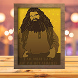 Rubeus Hagrid - Paper Cutting Light Box - LightBoxGoodman