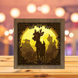 Rudolph - Paper Cutting Light Box - LightBoxGoodman - LightboxGoodman