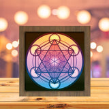 Sacred Geometry – Paper Cut Light Box File - Cricut File - 20x20cm - LightBoxGoodMan